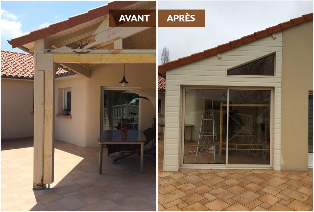 Extension & Rénovation avant / après